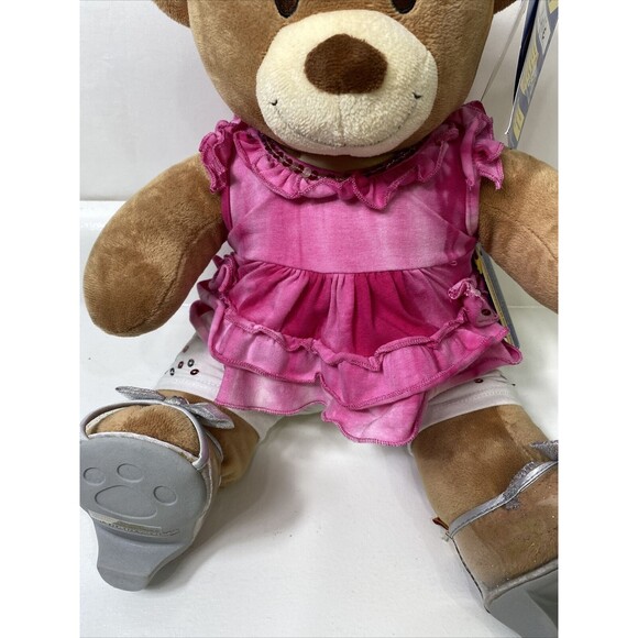 Build a Bear Velvet Hugs Brown Soft Plush Asthma Allergy Friendly Clothes Shoes - Picture 3 of 12